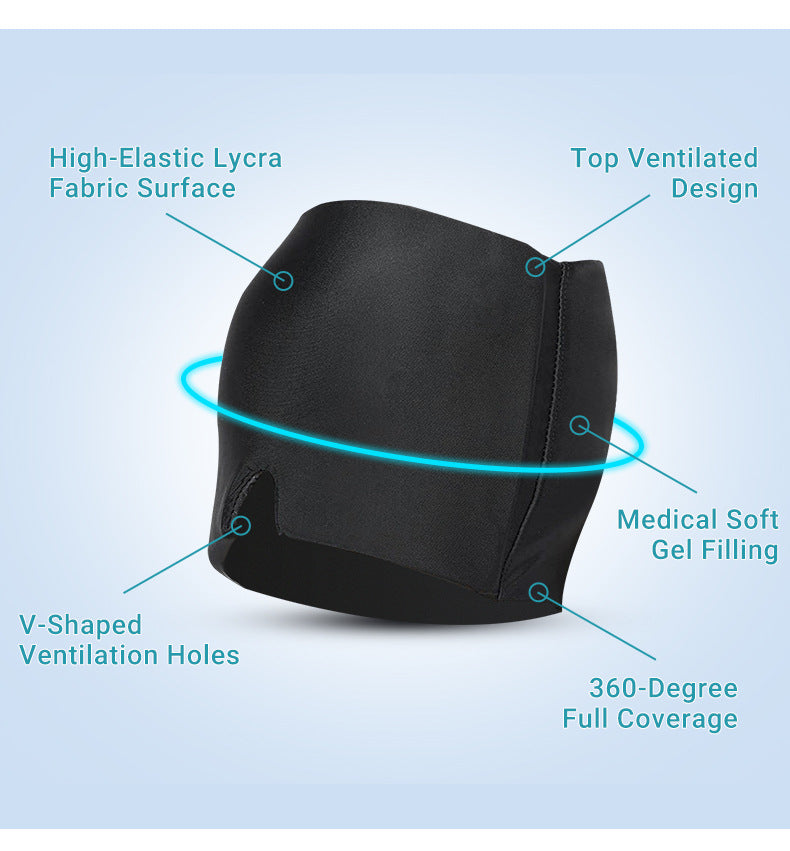 Odorless Migraine Relief Cap with Hot/Cold Therapy & 360° Gel Coverage