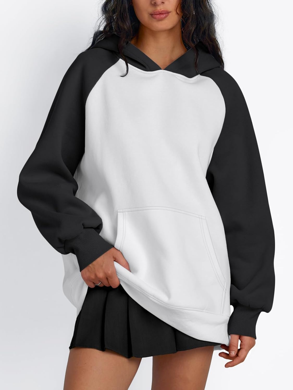 Sudaderas con capucha de gran tamaño de moda Queen para mujer, sudaderas de polar con cuello redondo, conjuntos de moda Y2K, ropa 2025 