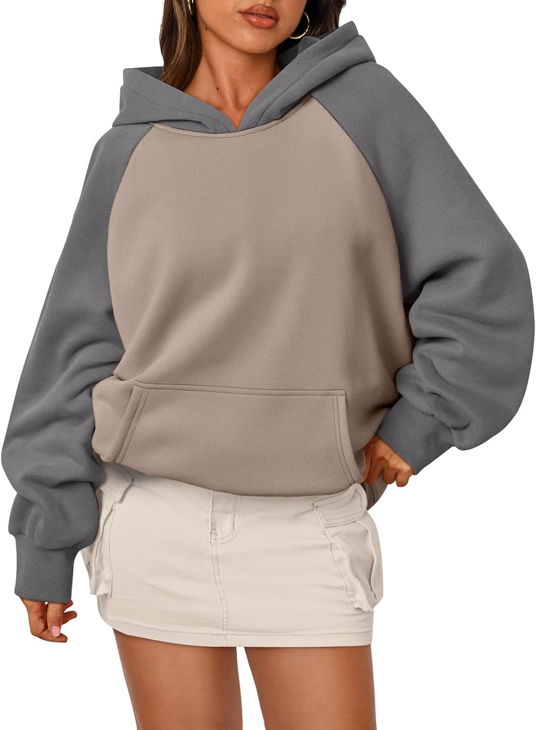 Sudaderas con capucha de gran tamaño de moda Queen para mujer, sudaderas de polar con cuello redondo, conjuntos de moda Y2K, ropa 2025 