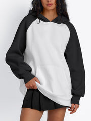 Sudaderas con capucha de gran tamaño de moda Queen para mujer, sudaderas de polar con cuello redondo, conjuntos de moda Y2K, ropa 2025 