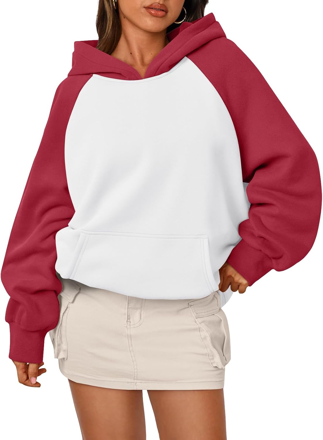 Sudaderas con capucha de gran tamaño de moda Queen para mujer, sudaderas de polar con cuello redondo, conjuntos de moda Y2K, ropa 2025 