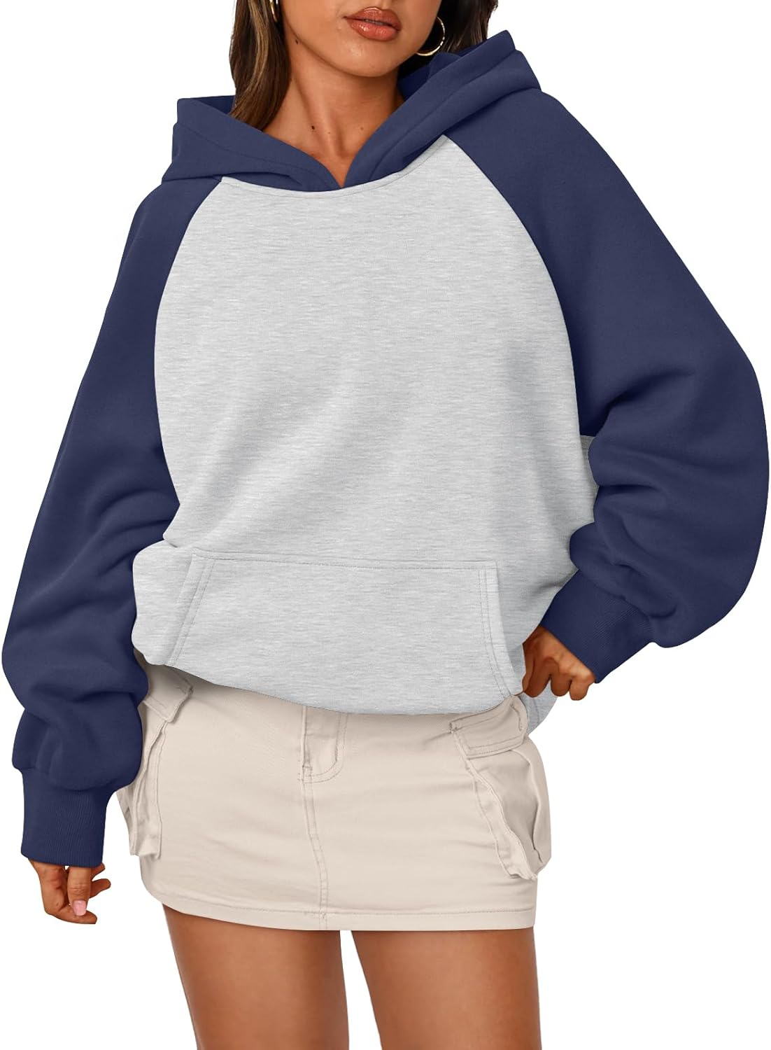 Sudaderas con capucha de gran tamaño de moda Queen para mujer, sudaderas de polar con cuello redondo, conjuntos de moda Y2K, ropa 2025 