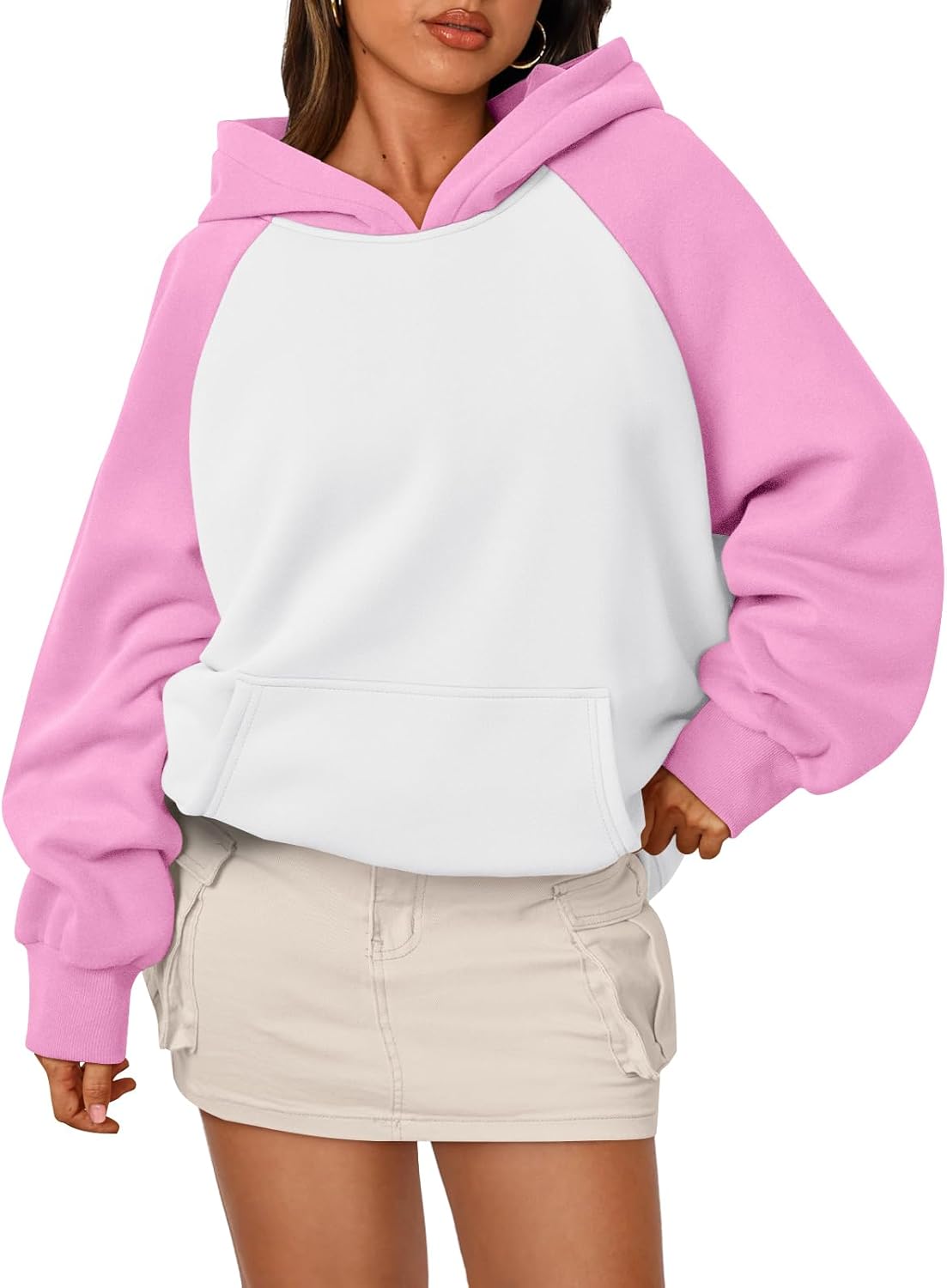 Sudaderas con capucha de gran tamaño de moda Queen para mujer, sudaderas de polar con cuello redondo, conjuntos de moda Y2K, ropa 2025 