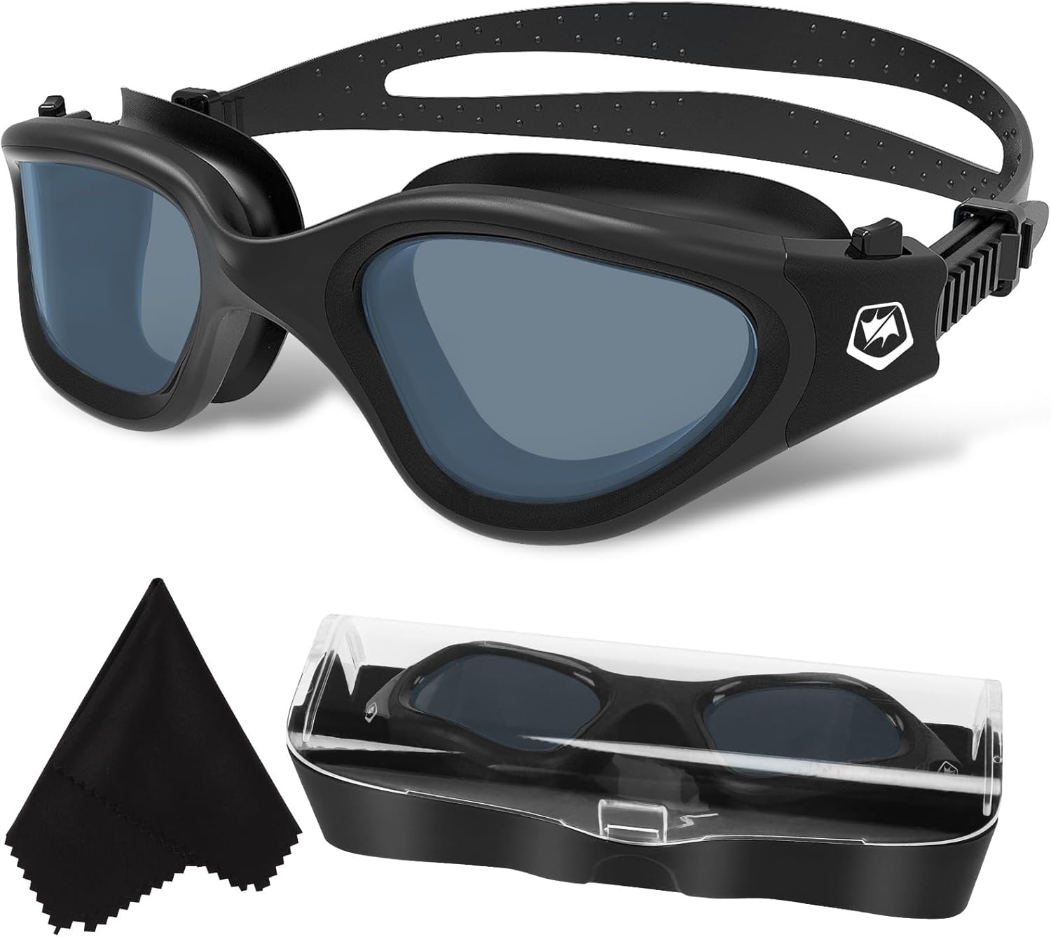 Polarized Swimming Goggles Swim Pool Goggles Anti Fog Anti UV No Leakage Clear Vision for Men Women Adults Teenagers
