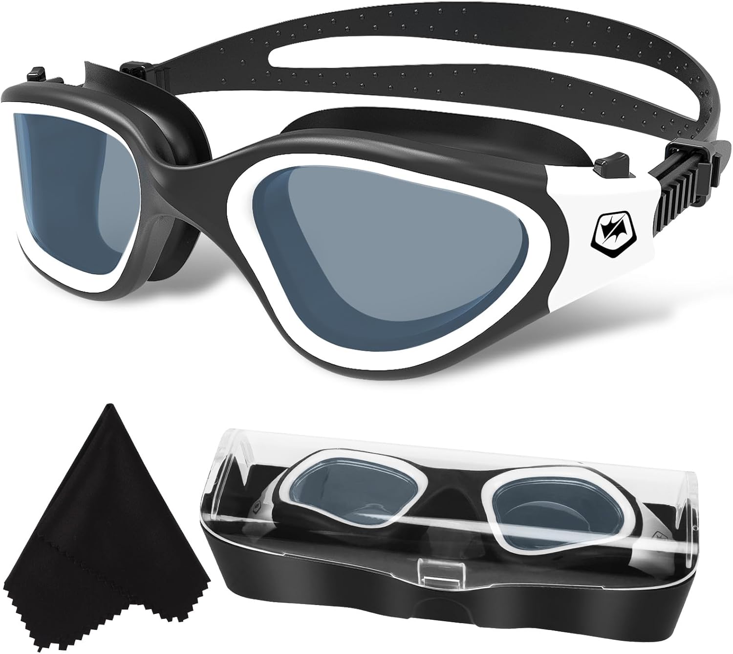 Polarized Swimming Goggles Swim Pool Goggles Anti Fog Anti UV No Leakage Clear Vision for Men Women Adults Teenagers