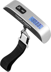 Portable Digital Hanging Baggage Scale for Travel Battery Included Suitcase Weight Scale with Rubber Paint 110 Pounds