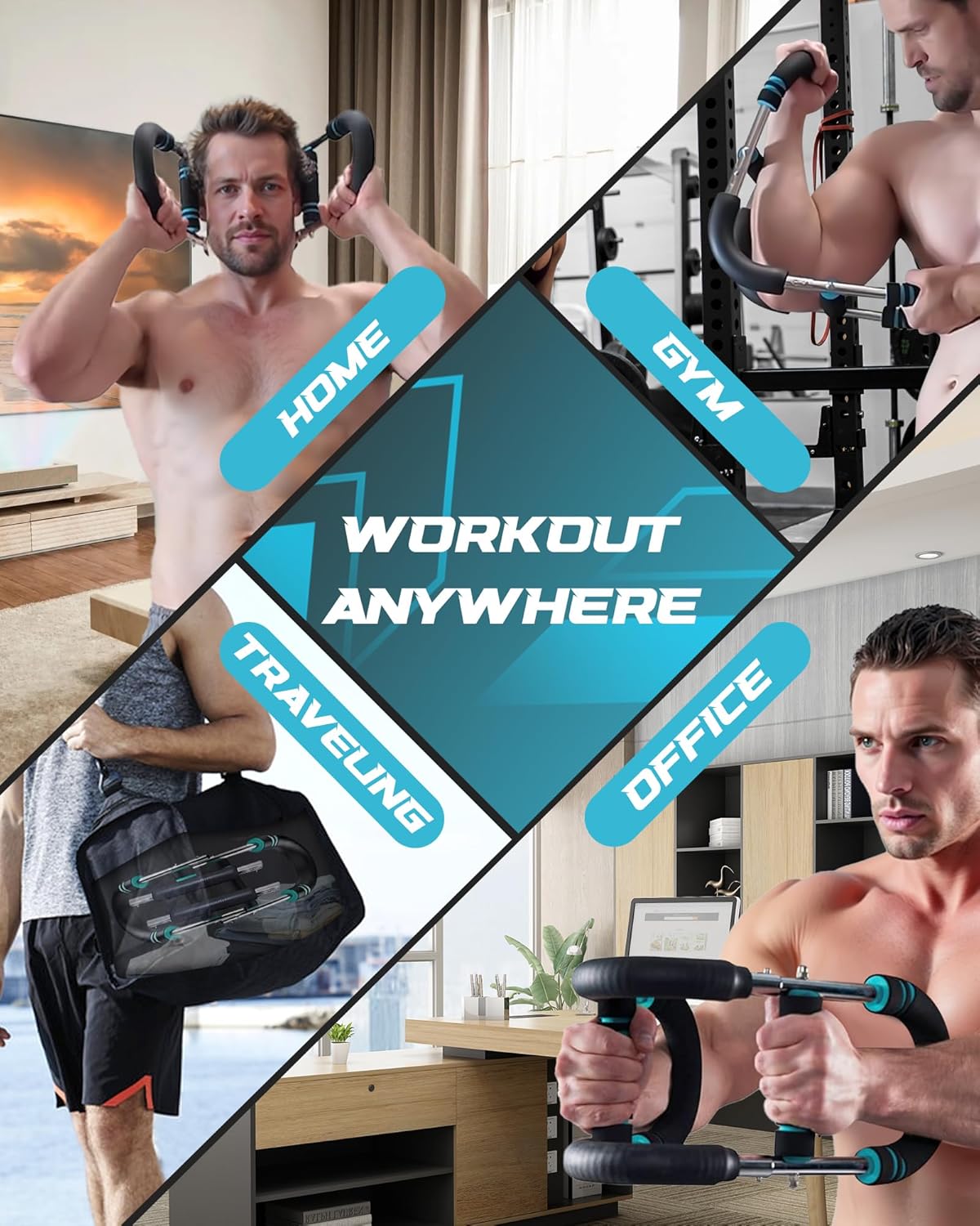 2025 Pro Twister Arm Trainer - Adjustable Power Twister, Upper Body Chest/Shoulder Trainer, Portable Detachable Home/Gym