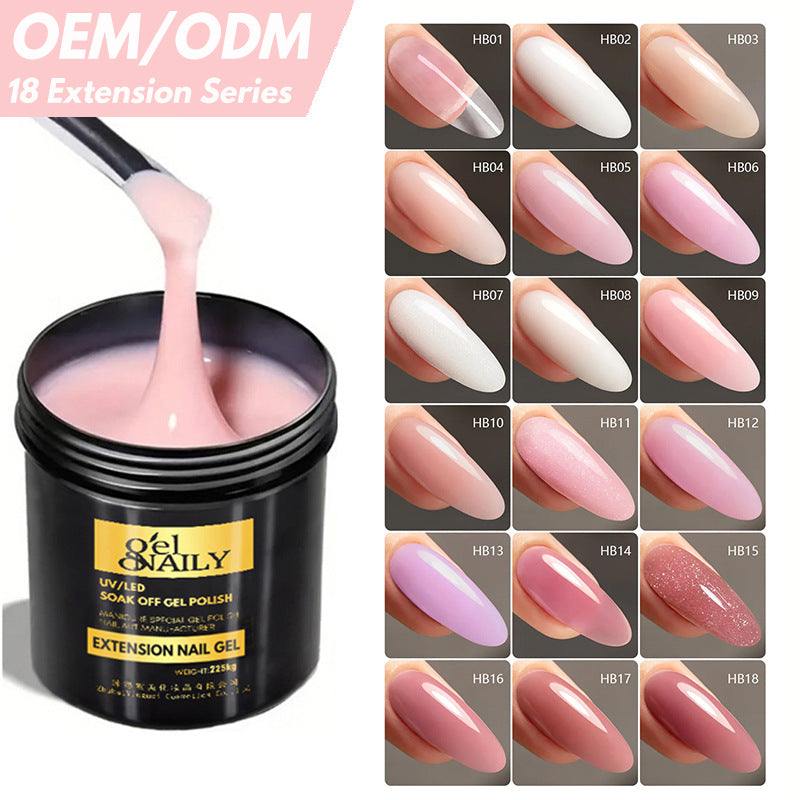 Professional Medical-Grade Nail Adhesive—3-Second Dry, Zero Irritation, Unbreakable Strength Builder gel