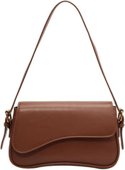 Bolso de hombro para mujer, estilo retro, de piel vegana, tipo tote, tipo sobre, moderno, tipo bandolera, con cremallera, 2025 