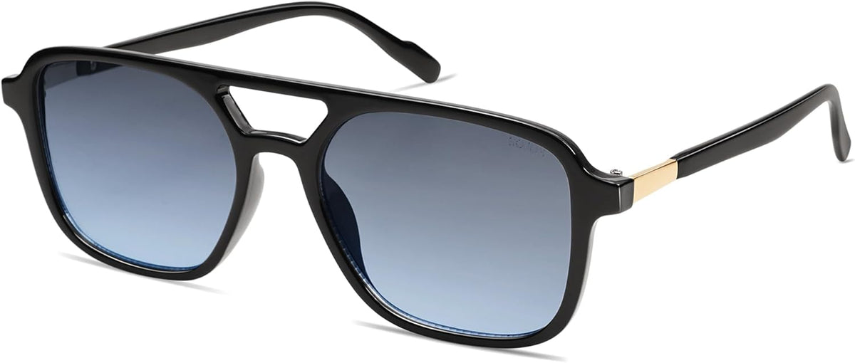 Retro Aviator Sunglasses for Women Men Rectangle for Women Mens Shades Sun Glasses