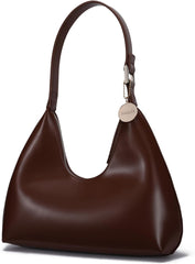 Bolso de hombro JOLLQUE para mujer, bolso de mano pequeño de cuero, bolso estilo hobo con cremallera único y moderno 