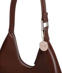 Bolso de hombro JOLLQUE para mujer, bolso de mano pequeño de cuero, bolso estilo hobo con cremallera único y moderno 