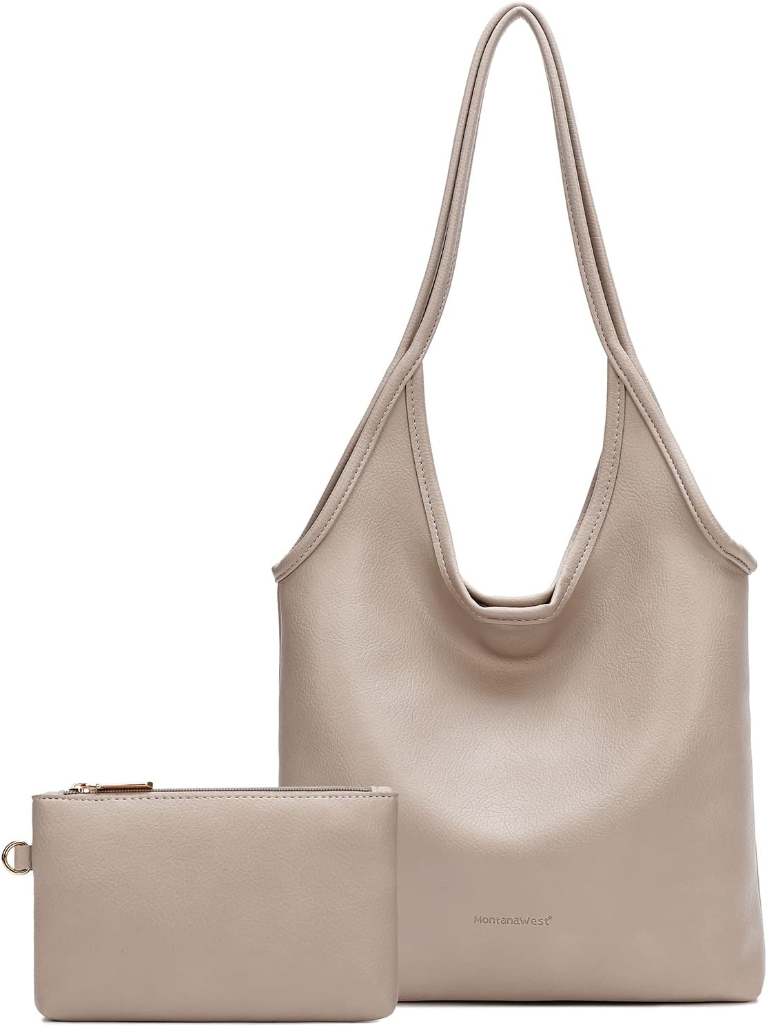 Montana West Slouchy Hobo Bags for Women Soft Designer Shoulder Purses Ladies Top Handle Handbag