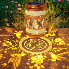 Solar Lanterns Outdoor Waterproof with Shepherd Hook, Birthday Mothers Day Gifts for Women Mom Grandma, Metal Solar Hanging Lights Garden Decor for Outside Yard Patio Pathway Porch