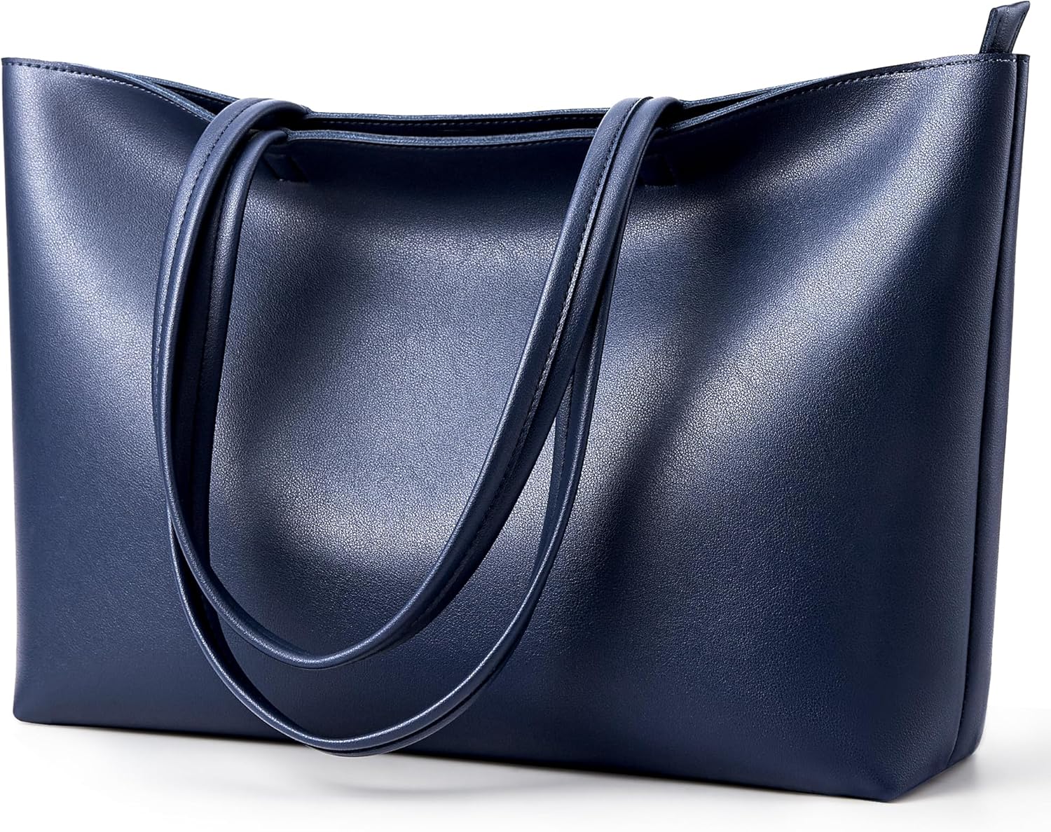 Bolso de mano KALIDI con cremallera, bolso de hombro de piel sintética, bolso de mano grande e informal para mujer, para el trabajo, citas, universidad 