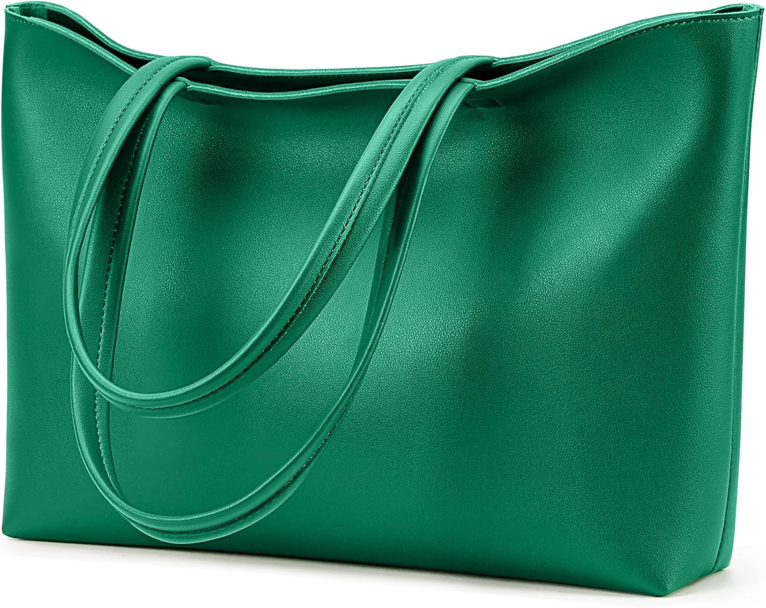Bolso de mano KALIDI con cremallera, bolso de hombro de piel sintética, bolso de mano grande e informal para mujer, para el trabajo, citas, universidad 