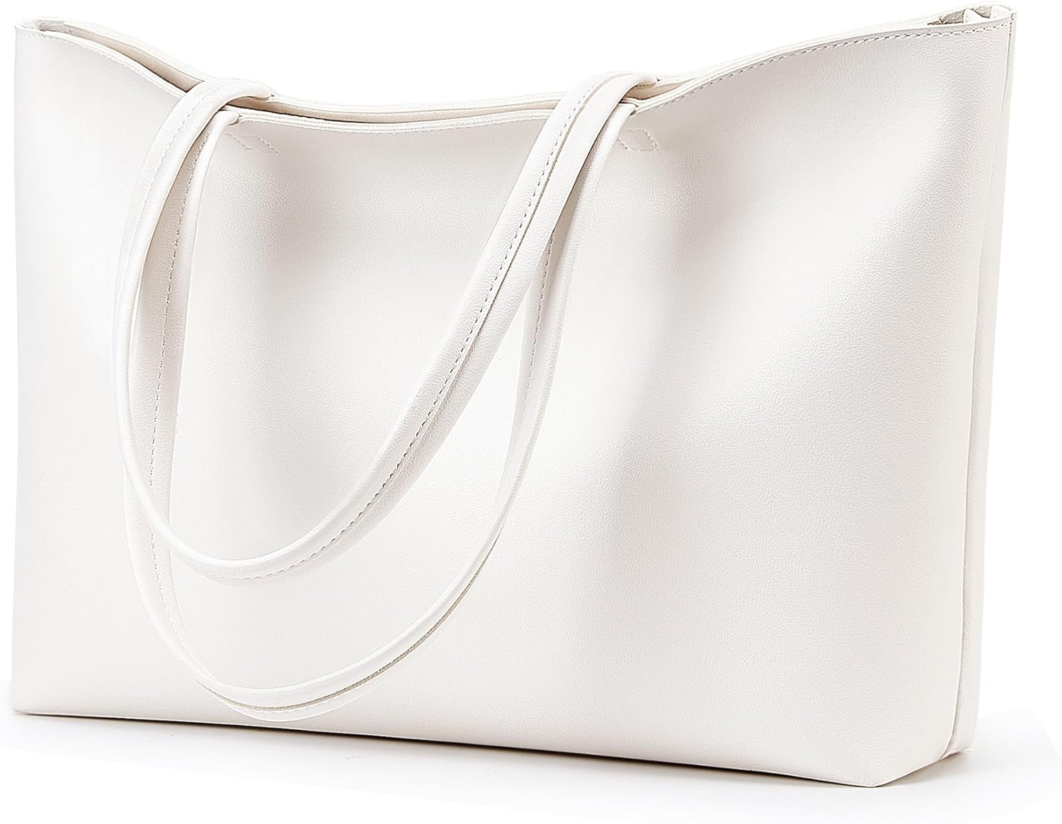 Bolso de mano KALIDI con cremallera, bolso de hombro de piel sintética, bolso de mano grande e informal para mujer, para el trabajo, citas, universidad 