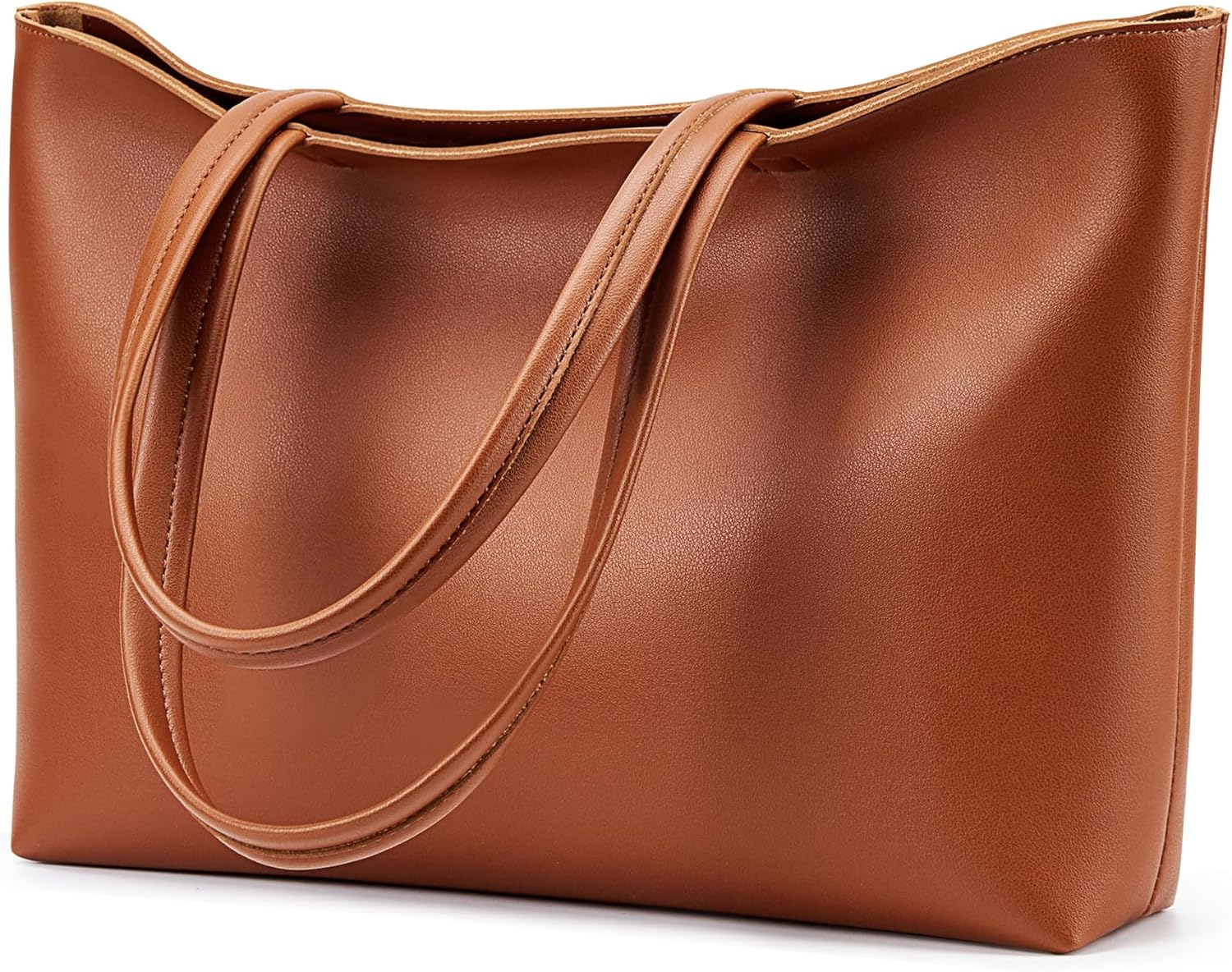Bolso de mano KALIDI con cremallera, bolso de hombro de piel sintética, bolso de mano grande e informal para mujer, para el trabajo, citas, universidad 