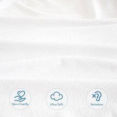 Twin Mattress Protector – Waterproof Soft Breathable Terry, Noiseless for Kids Bed Cover, Machine Washable