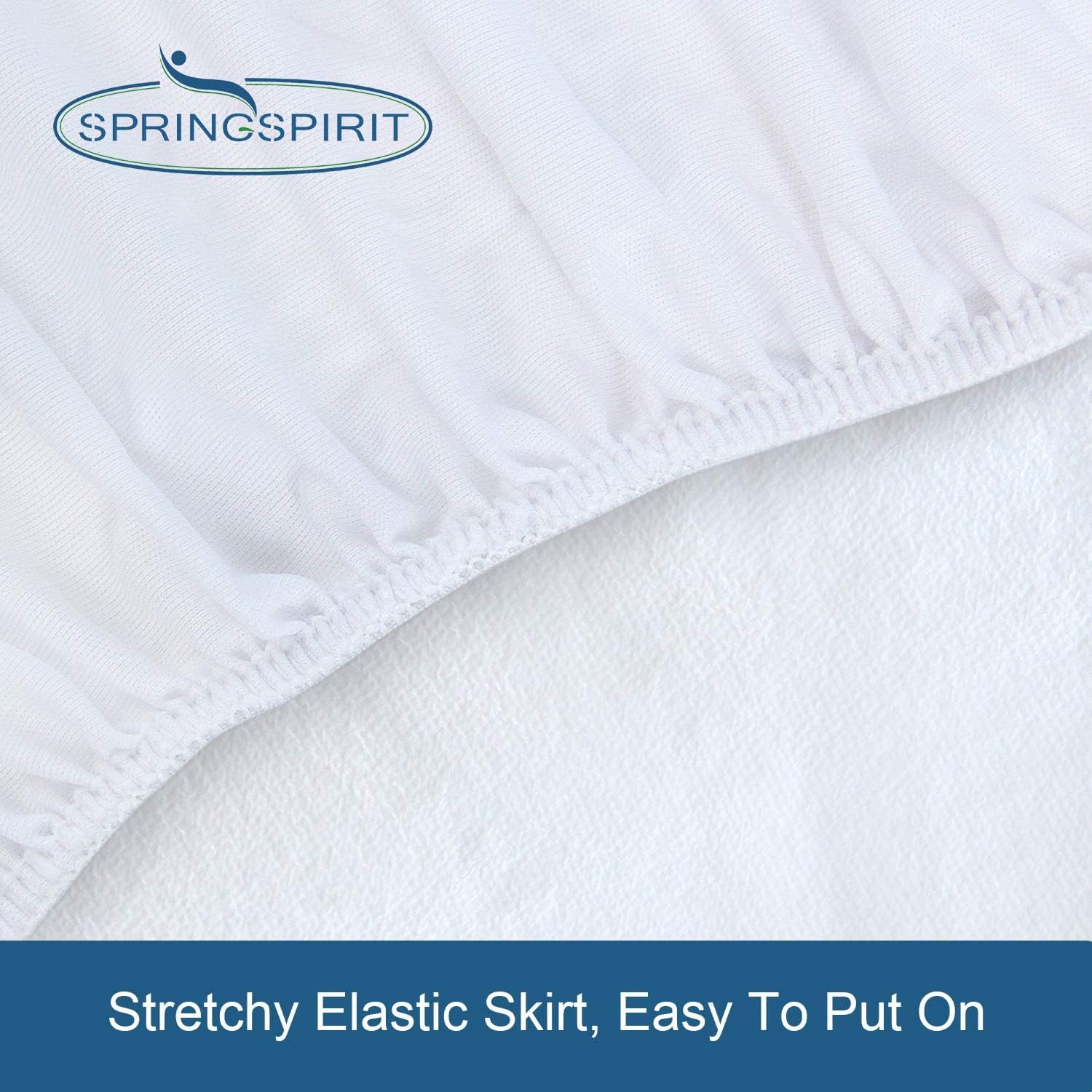 Twin Mattress Protector – Waterproof Soft Breathable Terry, Noiseless for Kids Bed Cover, Machine Washable