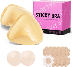 Ultra Push-up Sticky Bra Pads Inserts Double-Sided Adhesive Bra for Sports Bra Swimsuit