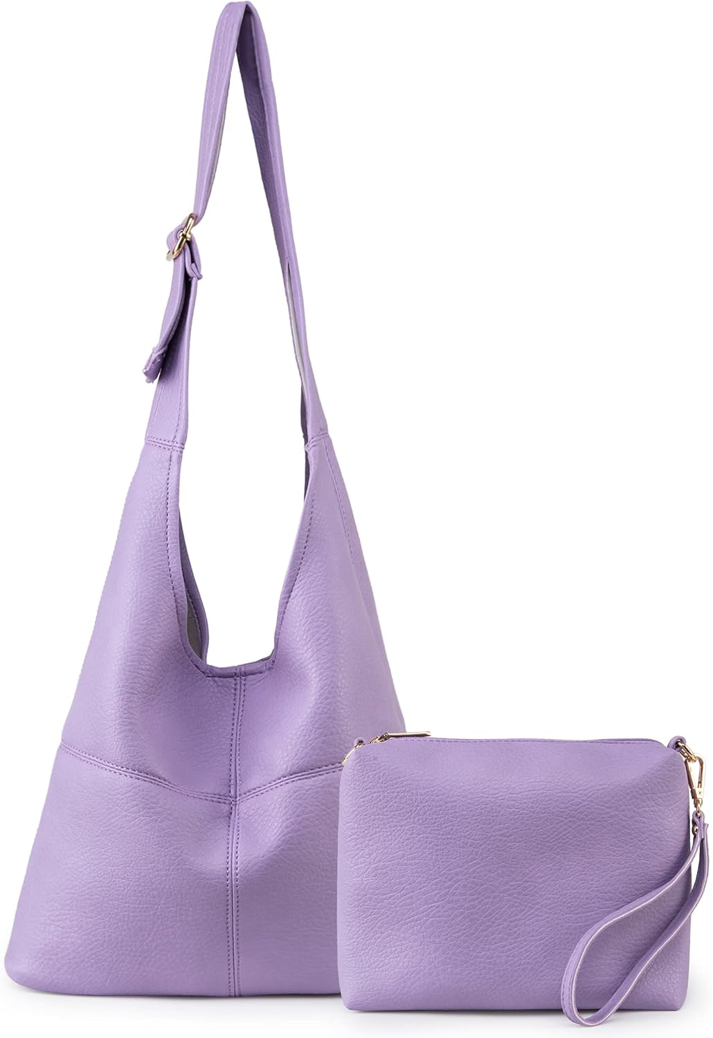 Bolsos tipo hobo de Montana West para mujer, ultra suaves, plegables, con bolsa para cosméticos 