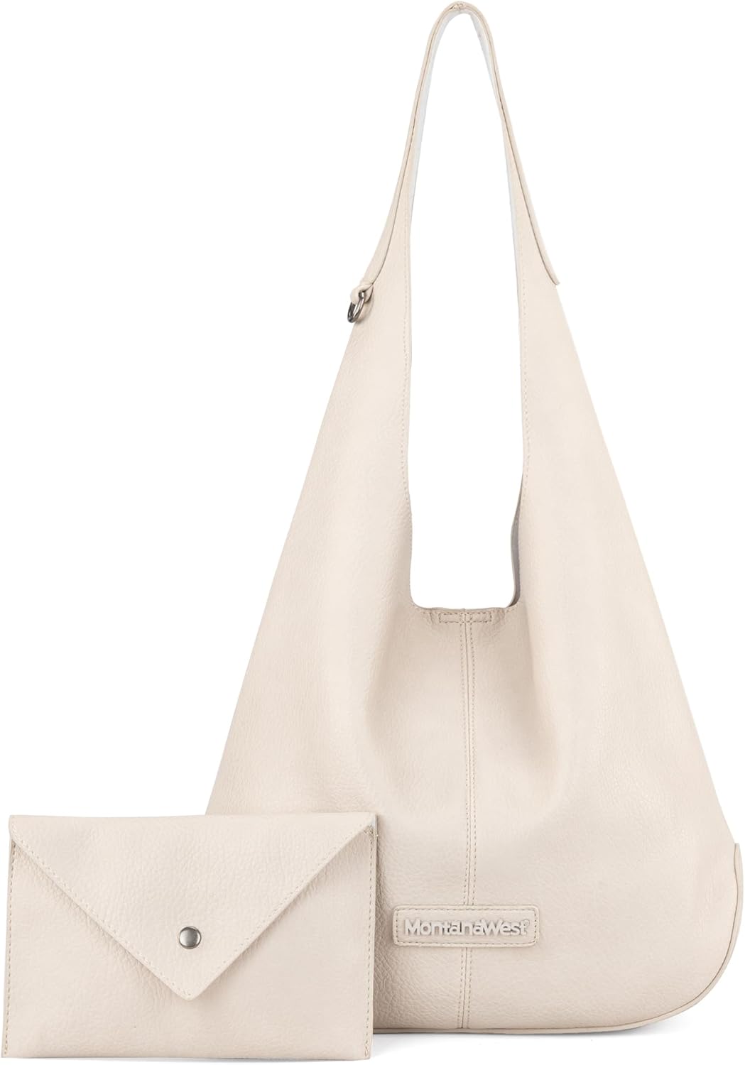 Bolsos tipo hobo de Montana West para mujer, ultra suaves, plegables, con bolsa para cosméticos 