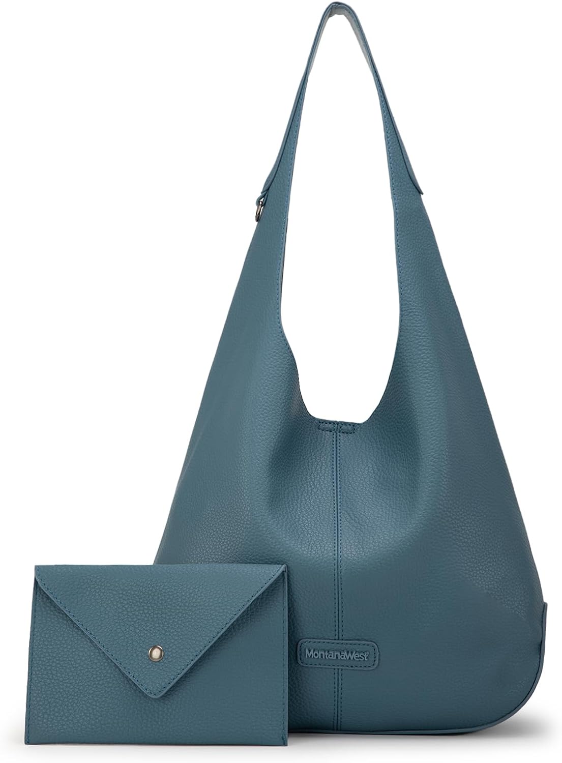 Bolsos tipo hobo de Montana West para mujer, ultra suaves, plegables, con bolsa para cosméticos 