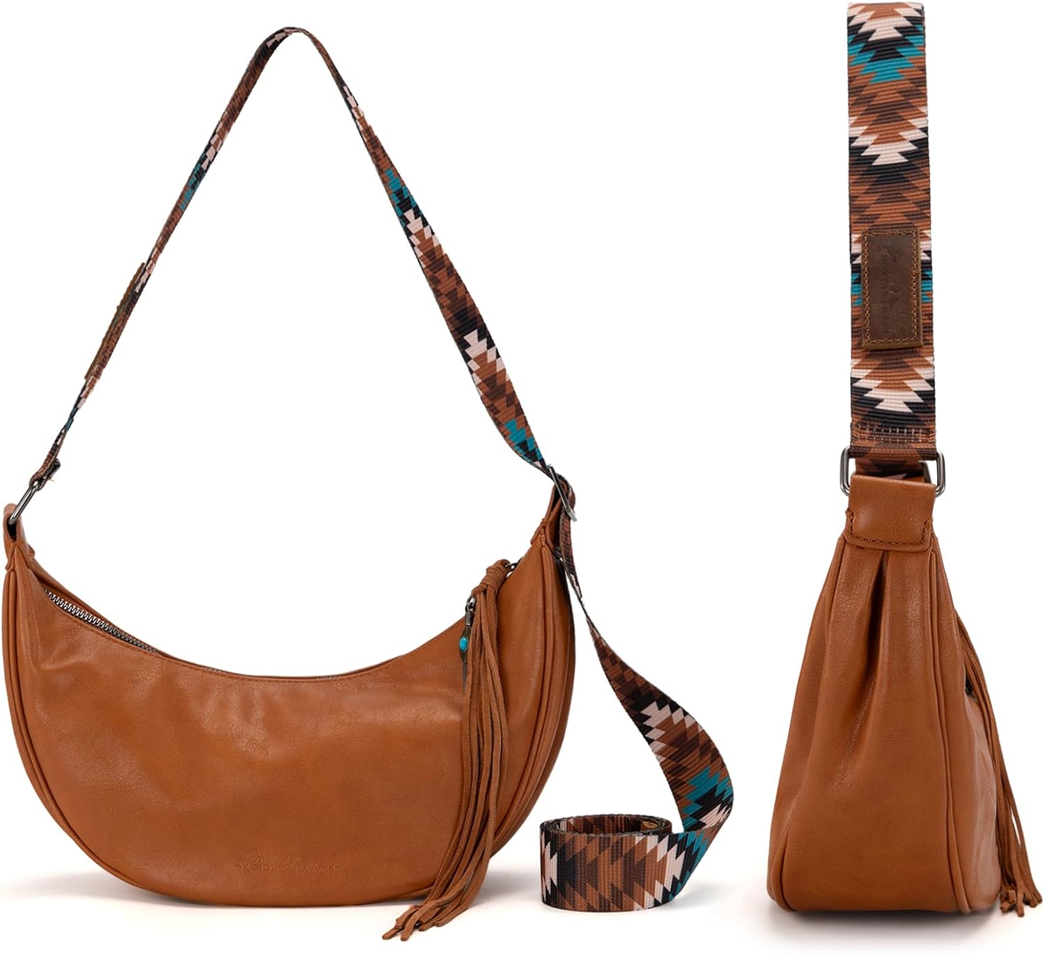 Bolsos tipo hobo de Montana West para mujer, ultra suaves, plegables, con bolsa para cosméticos 