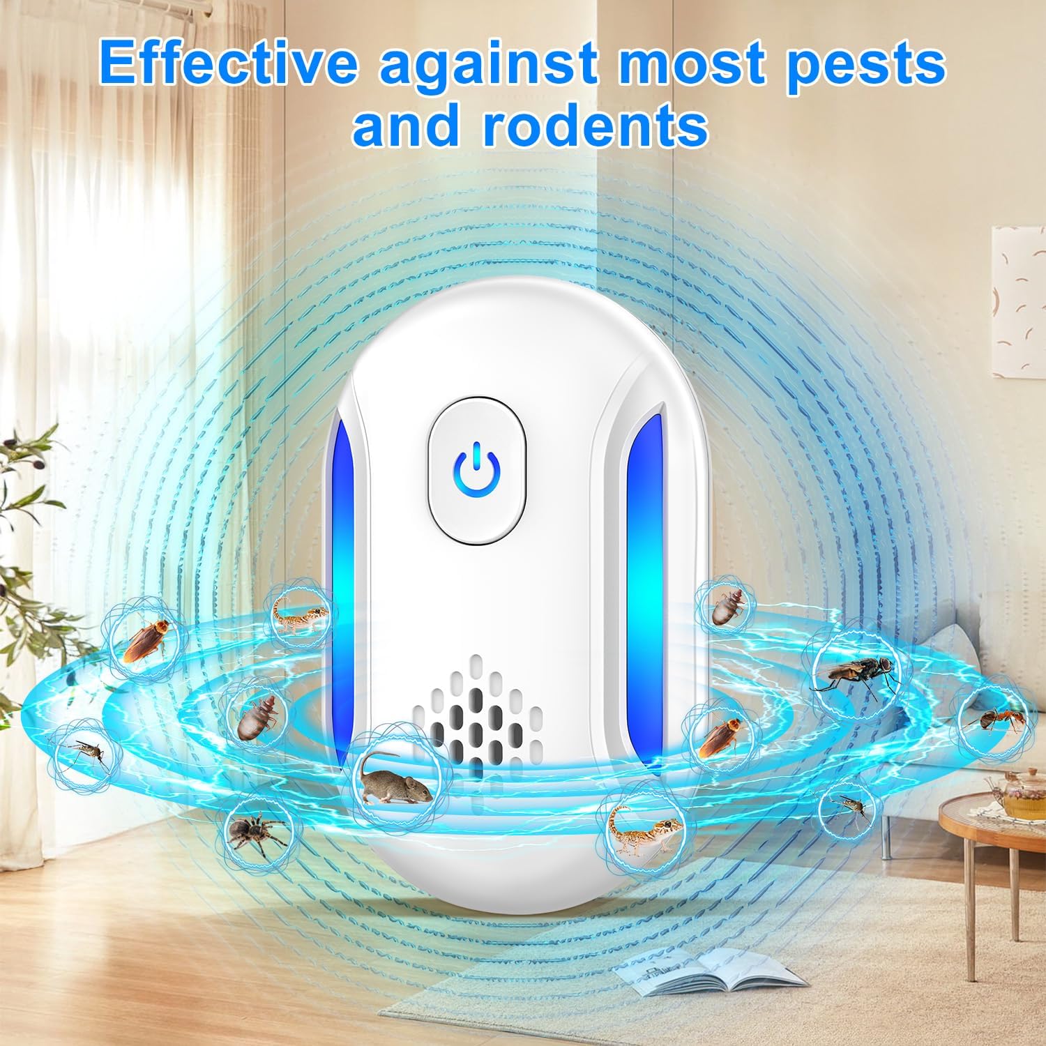 Upgraded Ultrasonic Repellent Electronic Plug-in Pest Control