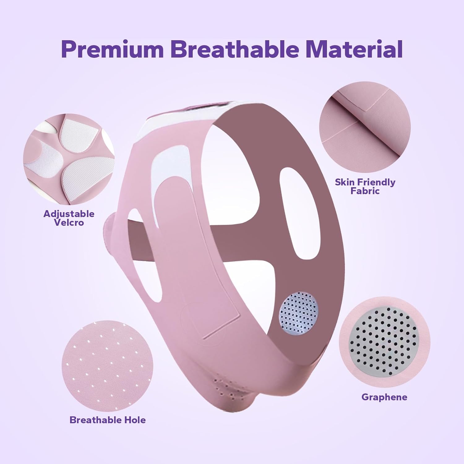 V-Line Lifting Sleep Chinstrap – Reusable Face Contouring for Sagging