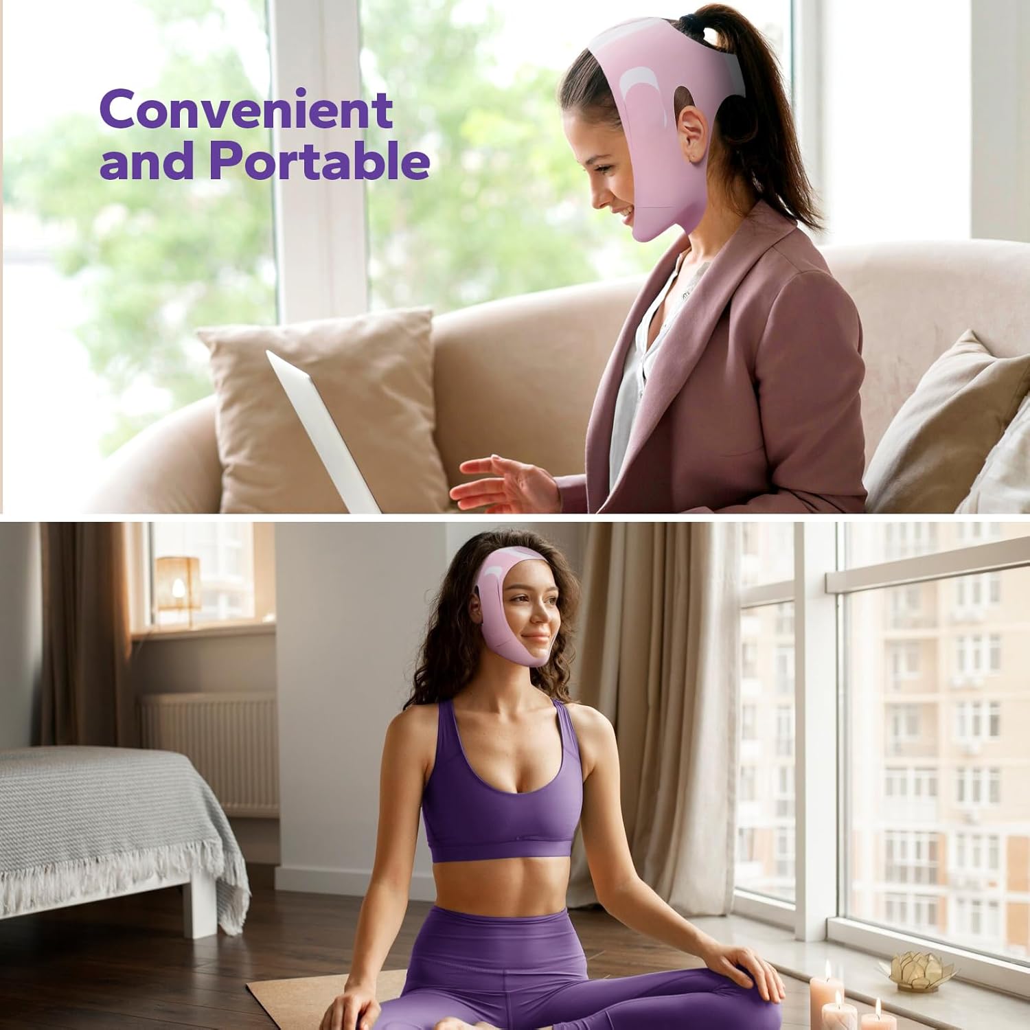 V-Line Lifting Sleep Chinstrap – Reusable Face Contouring for Sagging