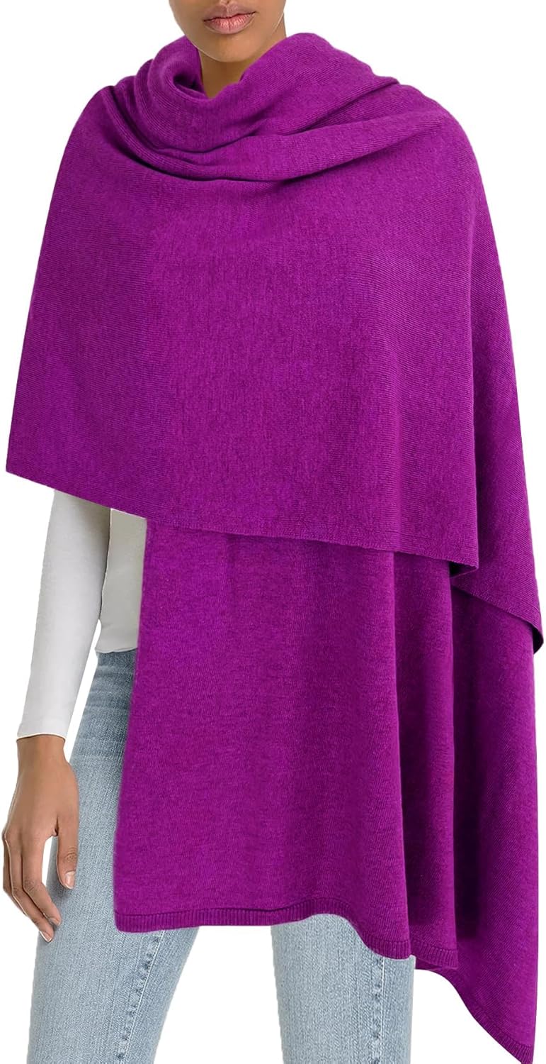 Poncho tipo ruana tipo chal para mujer de Moss Rose, capa, cárdigan abierto al frente, chales para otoño e invierno 