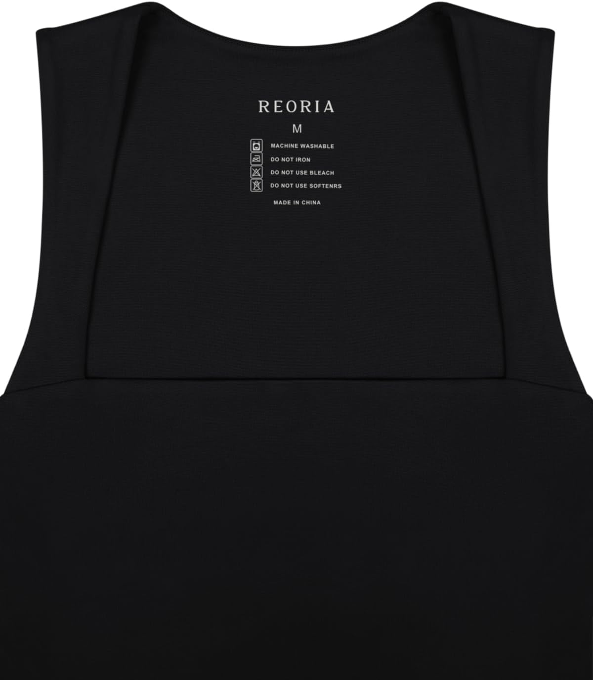 REORIA Butsmooth® Women's Square Neck Going Out Crop Tops Double Lined Cute Basic Tank Tops 2024 Clothes