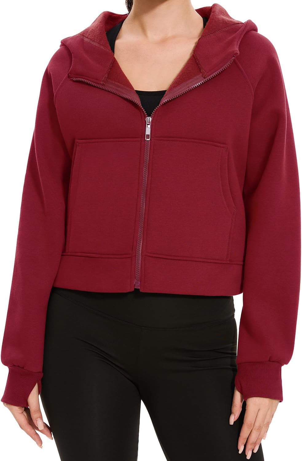 Sudaderas con capucha y cremallera para mujer de Cosy Pyro, chaquetas de polar, sudaderas de manga larga, conjuntos de moda de otoño 2025 