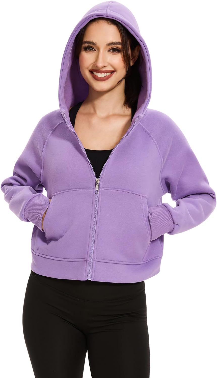 Sudaderas con capucha y cremallera para mujer de Cosy Pyro, chaquetas de polar, sudaderas de manga larga, conjuntos de moda de otoño 2025 