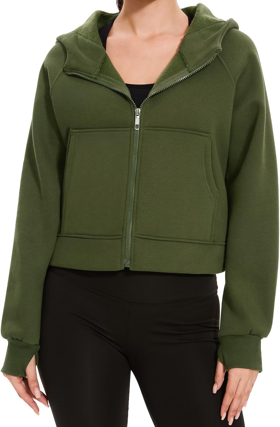 Sudaderas con capucha y cremallera para mujer de Cosy Pyro, chaquetas de polar, sudaderas de manga larga, conjuntos de moda de otoño 2025 