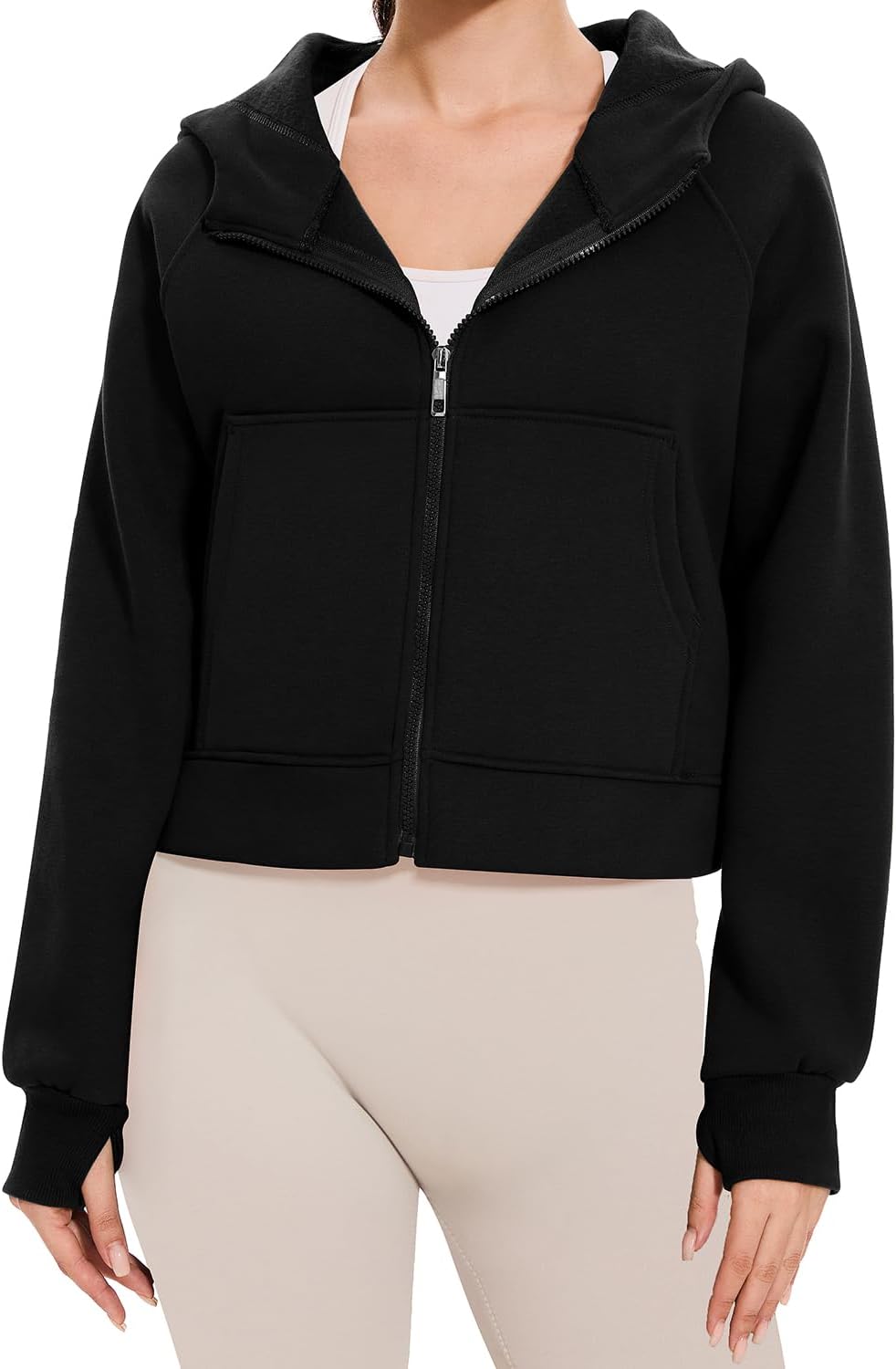 Sudaderas con capucha y cremallera para mujer de Cosy Pyro, chaquetas de polar, sudaderas de manga larga, conjuntos de moda de otoño 2025 