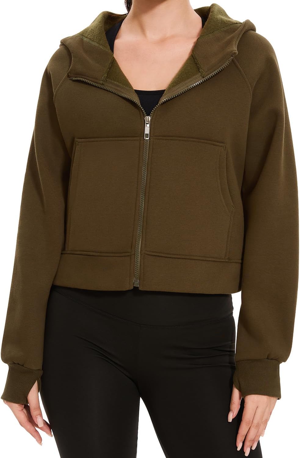 Sudaderas con capucha y cremallera para mujer de Cosy Pyro, chaquetas de polar, sudaderas de manga larga, conjuntos de moda de otoño 2025 