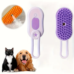 3-in-1 Cat Steam Brush, Pet Steam Beauty Comb, Suitable for Cat and Dog