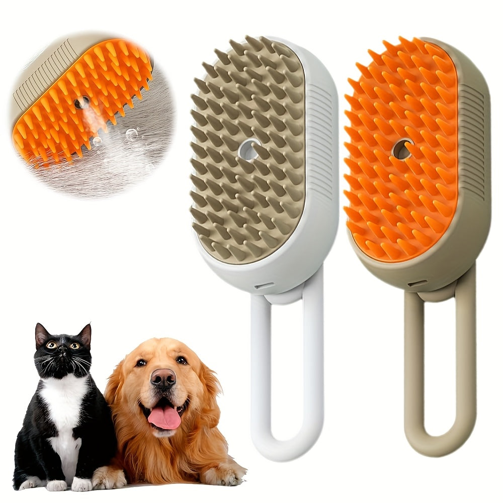 3-in-1 Cat Steam Brush, Pet Steam Beauty Comb, Suitable for Cat and Dog