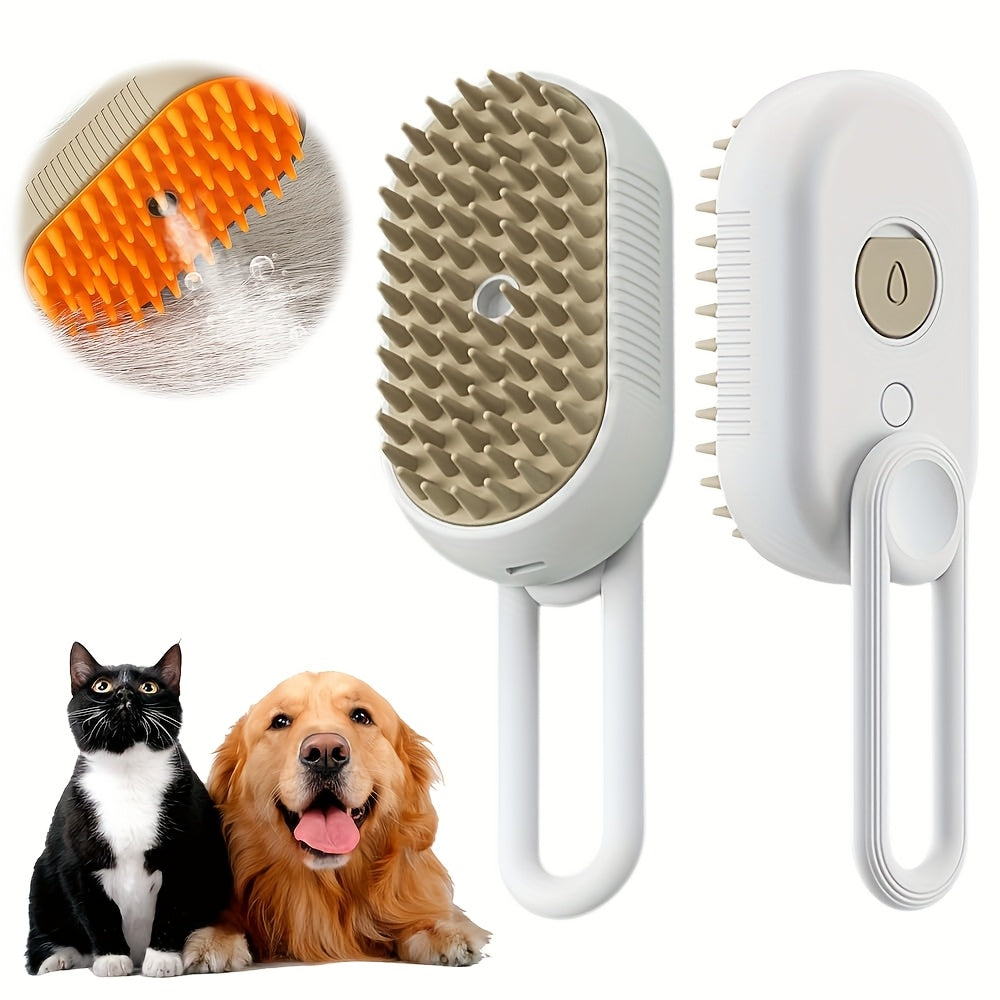 3-in-1 Cat Steam Brush, Pet Steam Beauty Comb, Suitable for Cat and Dog