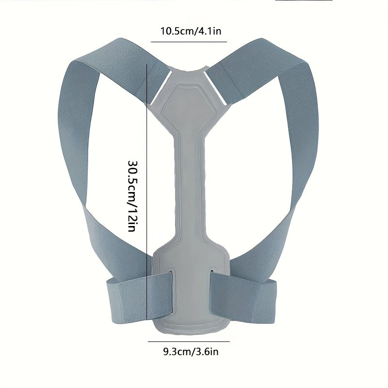 Undetectable Posture Corrector: Lightweight Steel Frame Brace for Hunchback & Shoulder Alignment | Wear Under Clothes | Unisex Adults (Black & Pink)