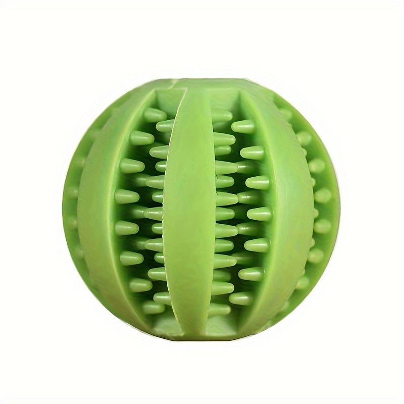 1PC Dog Ball Toy Interactive Elastic Dog Chewing Toy Teeth Cleaning Rubber Food Ball Toy Pet Supplies Accessories