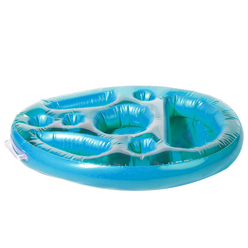 Portable Inflatable PVC Self-service Ice Tray Party Floating Coaster Tray