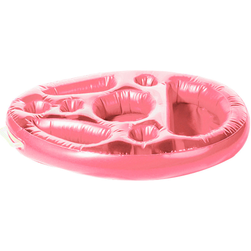 Portable Inflatable PVC Self-service Ice Tray Party Floating Coaster Tray