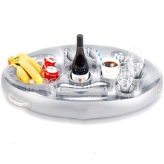 Portable Inflatable PVC Self-service Ice Tray Party Floating Coaster Tray