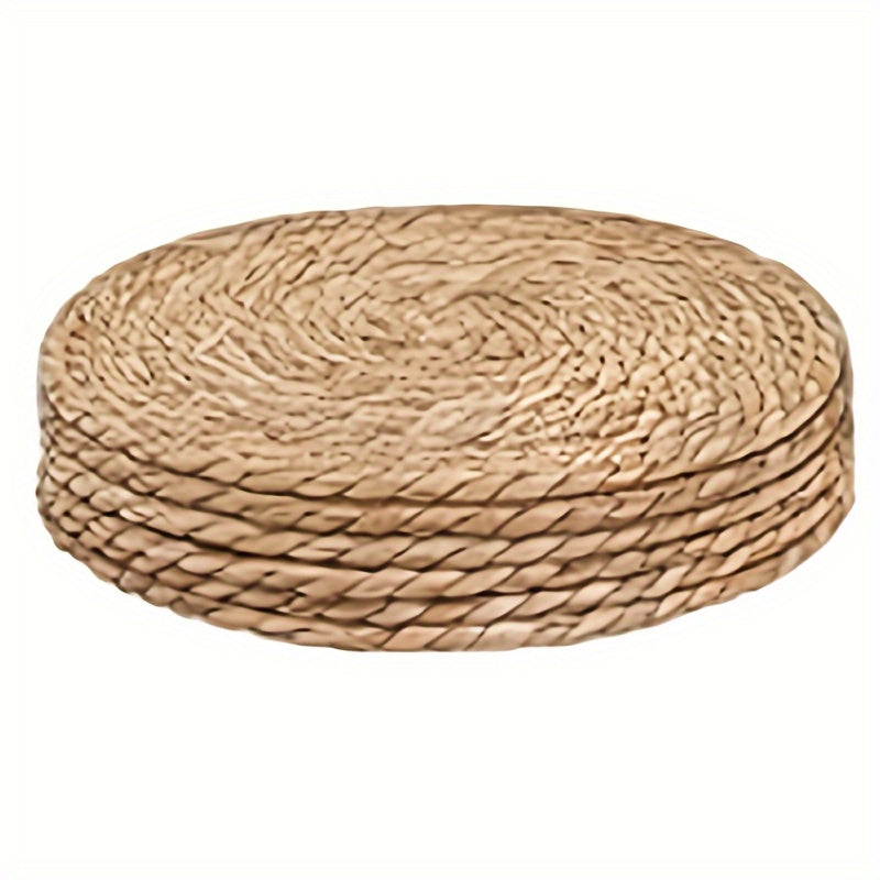 2/4/6pcs hand woven placemats, insulated table mats, thickened pot mats suitable for holidays and weddings