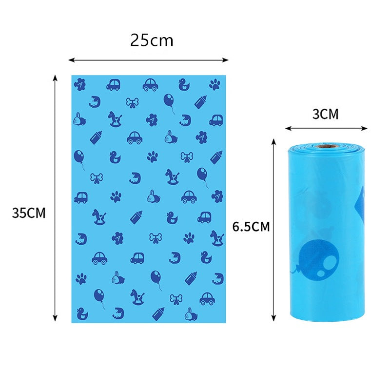 Sealing Cat Litter Poop Clump Pick-Up Bags with Handles Scoop Tie Bags Dog Waste Bag