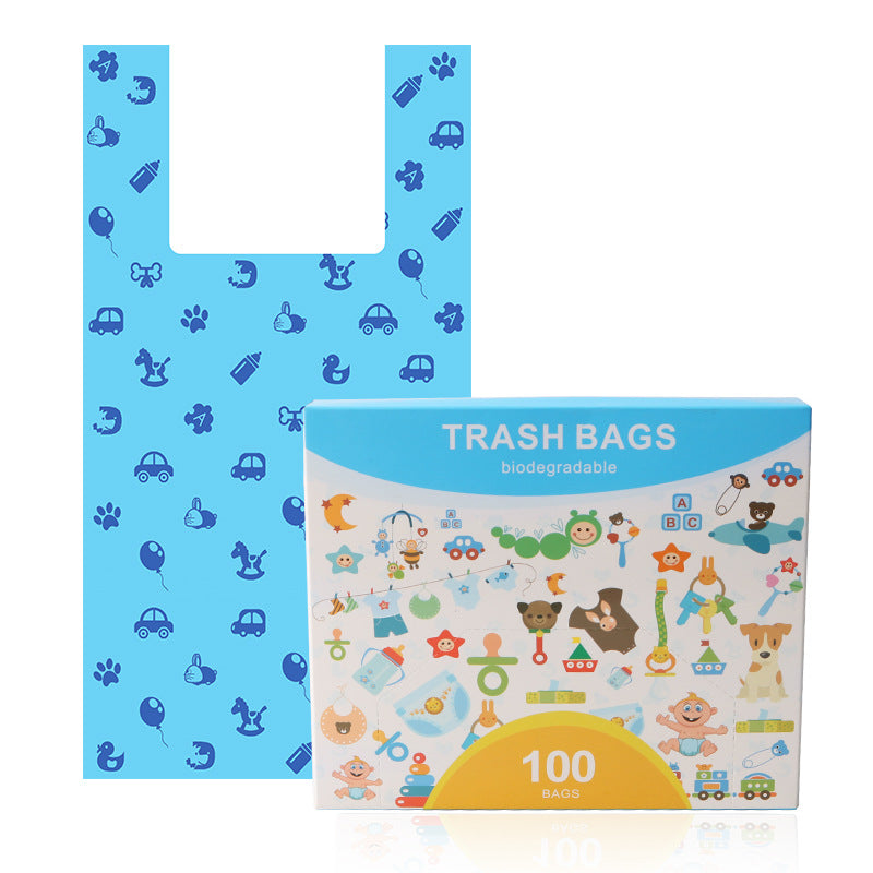 Sealing Cat Litter Poop Clump Pick-Up Bags with Handles Scoop Tie Bags Dog Waste Bag